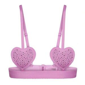 SKIMS JELLY SHEER INTIMATES HEART BRALETTE